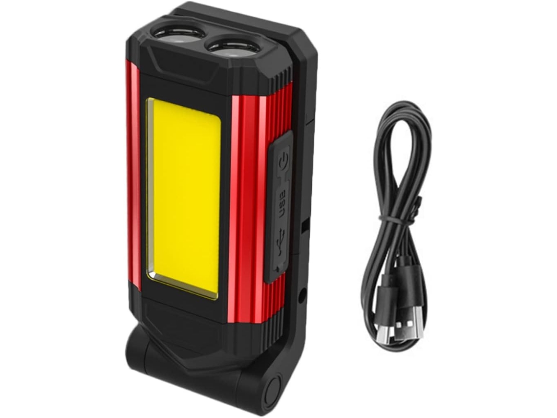 Lámpara Giratoria De 360° Para Días De Lluvia, Ideal Para Acampar E Inspecciones De Trabajo.