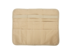 Bolsa de cubiertos impermeable para acampar, bolsa de cubiertos plegable portátil con correa para colgar para picnic y barbacoa.