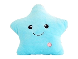 Cojín De Almohada Con Forma De Estrella Led, Luz Nocturna Led Luminosa, Almohada De Peluche Con Forma De Estrella, Juguetes Suaves De Peluche