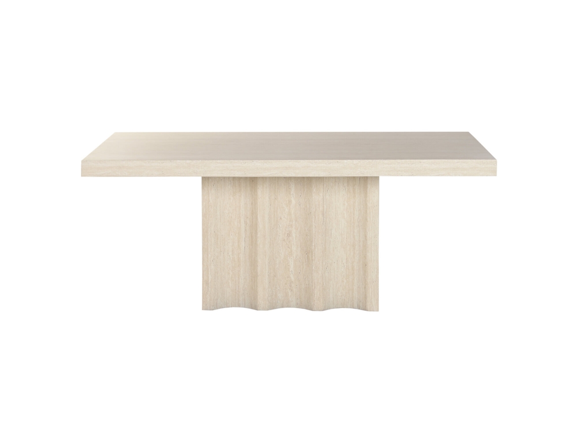 Mesa Comedor Madera Simil Travertino 180x90x76cm