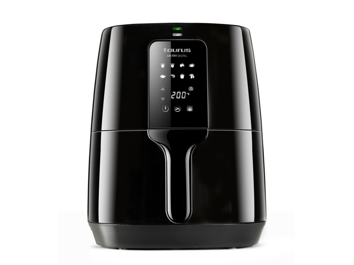 Freidora de aire digital Taurus Air Fry, 3,5 L, 1300 W, 40-200 ºC, temporizador de 60 minutos