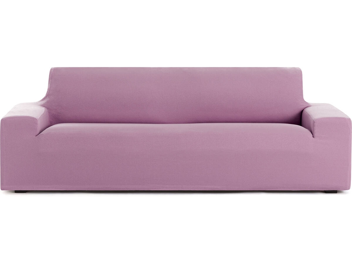 Funda de Sofá 4 Plazas EYSA Premium Bronx Tejido Multielástico (240 x 70 x 110 cm - Poliéster - Rosa)