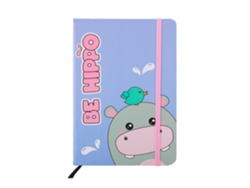 Cuaderno Itotal Hippo A5 de puntos, 96 hojas, con banda elástica, XL1811J