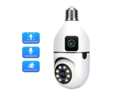 Cámara Ip 4k 1080p, Ptz De Doble Lente, Rotación Wifi, Doble Pantalla, Seguimiento Automático