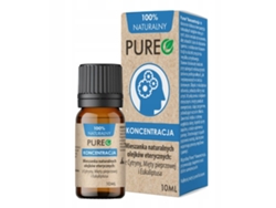 Mezcla De Aceites Esenciales Naturales Pureo Limón, Menta Y Eucalipto, Concentración 10 Ml