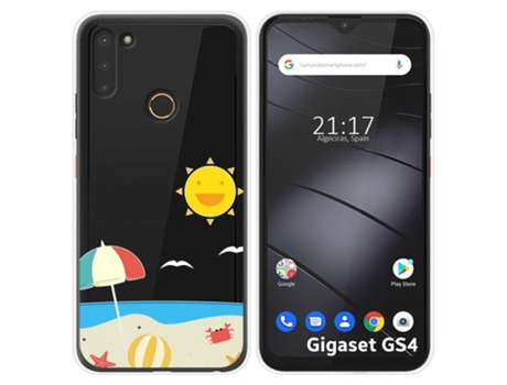 Carcasa Gigaset GS4 TUMUNDOSMARTPHONE Dibujos Transparente Multicolor
