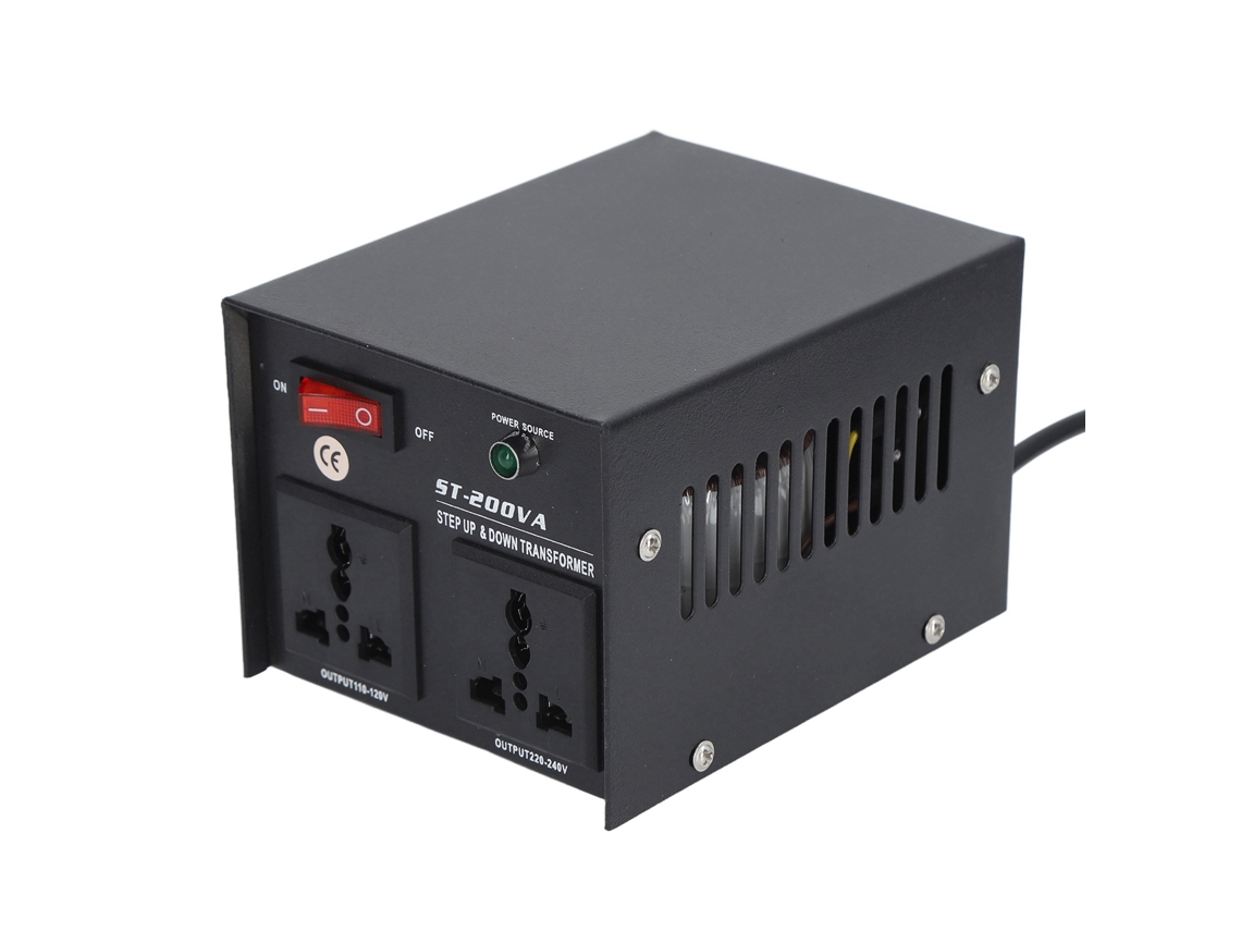 Veloriskku-conversor Transformador De Voltaje 200w Step Up Buck Para Dispositivos Eléctricos
