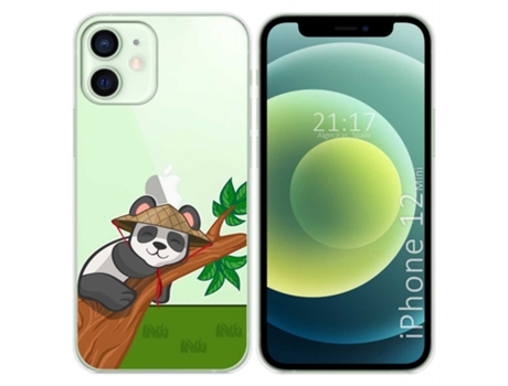 Carcasa iPhone 12 Mini (5.4) TUMUNDOSMARTPHONE Dibujos Transparente Multicolor