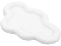 Bandeja Joyas Blanca 4 13 2 76 0 39 Pulgadas Plato Almacenamiento Multifuncional Anillos Elegante Decorativa