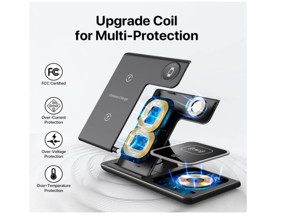 Cargador inalámbrico, cargador inalámbrico para iPhone, soporte