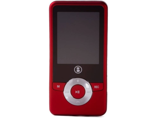 Lector MP4 BLING 4GB BMP4816 Rojo
