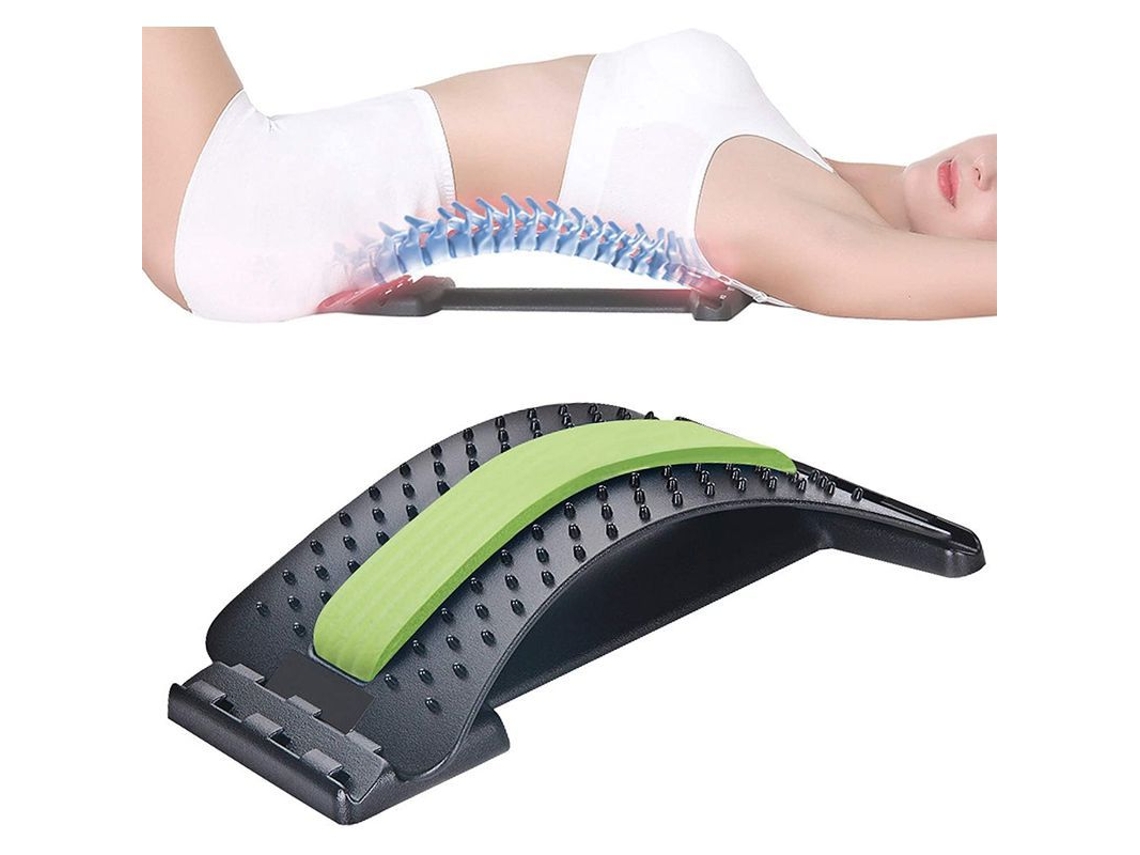 Estirador De Columna Ajustable, Masajeador Para Soporte Lumbar, Relajación Y Alivio Del Dolor.