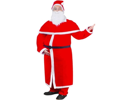Disfraz de Hombre VIDAXL Papá Noel (Tam: Único)