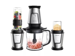 Procesador de alimentos multifuncional 3 en 1 BIOLOMIX TB23M 700W Exprimidor portátil Licuadora personal Picadora de carne