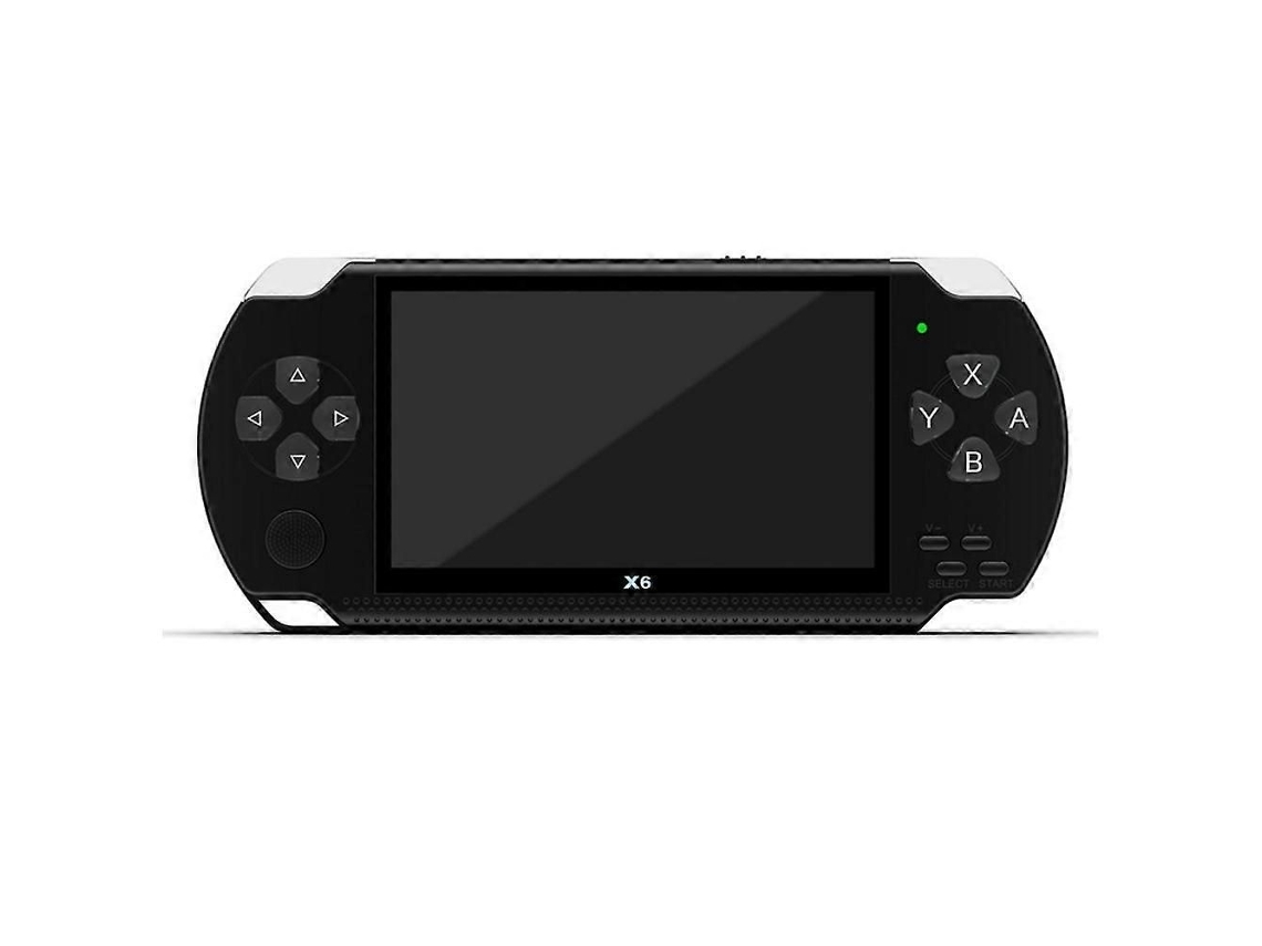 Consola de juegos portátil GOKOCO X6 de 4,3 pulgadas, 64 bits y 8 GB con más de 10.000 juegos integrados.