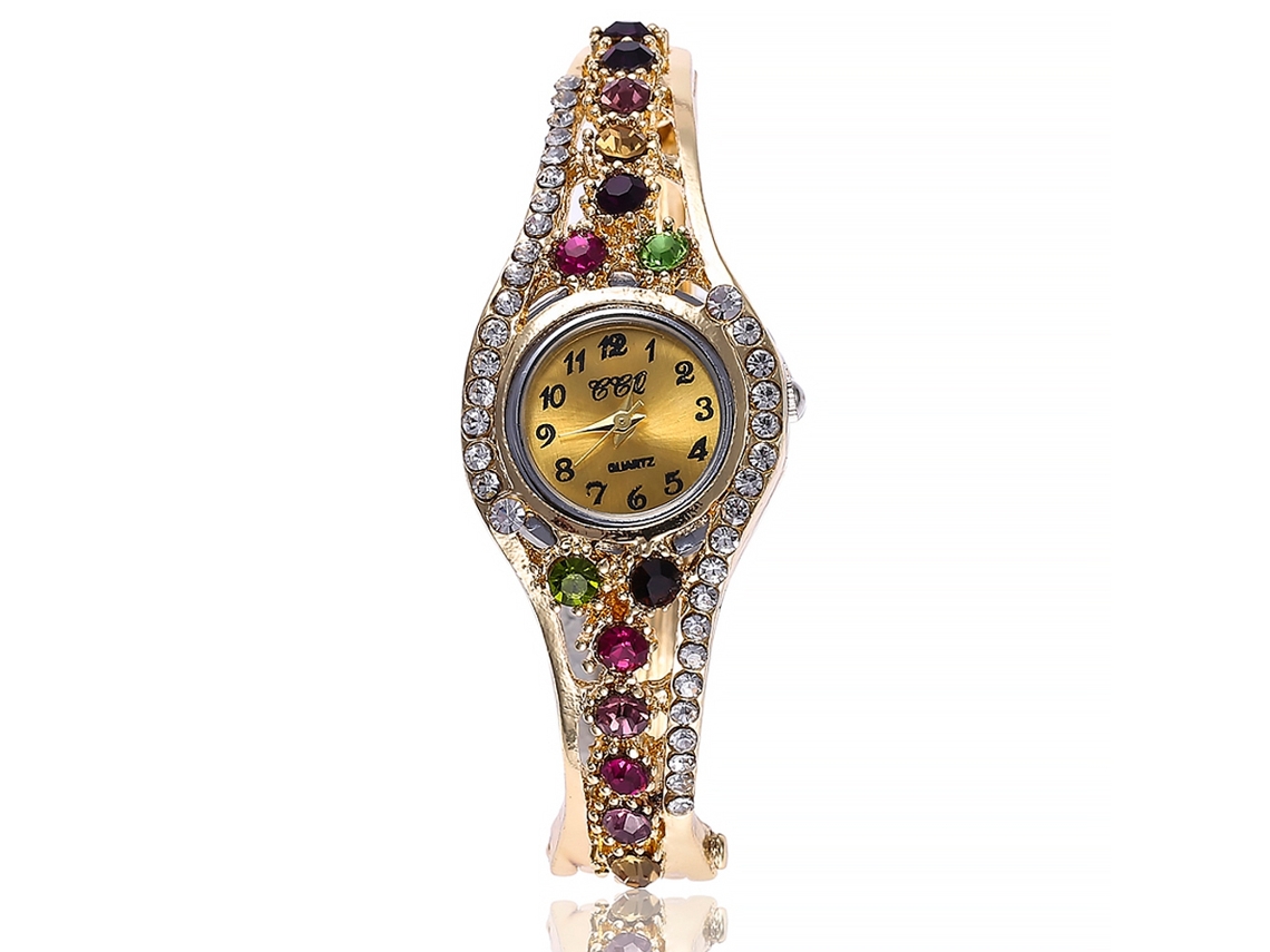 Reloj De Cuarzo Para Mujer Zhoulianfa Coreano Con Correa De Cuero E Imagen De Dibujos Animados Zlf00194-j Blanco