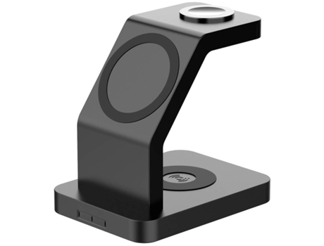 Estación de Carga Sem Magsafe Magnét para iPhone 12 Pro Max/12 Mini/12 Pro/12 YIZHOOD Negro