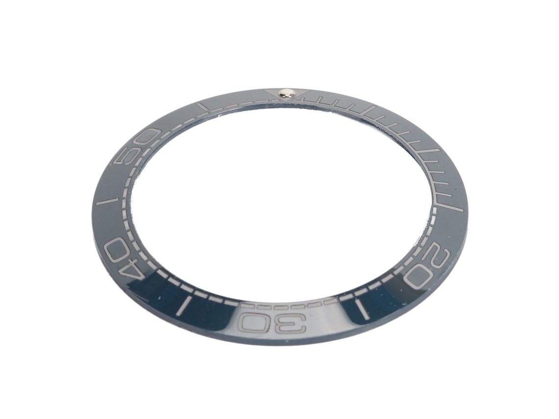 Inserto De Bisel De Cerámica Para Reloj De 41,5 Mm, Base Azul Marino Con Dígitos Blancos, Accesorio De Repuesto.