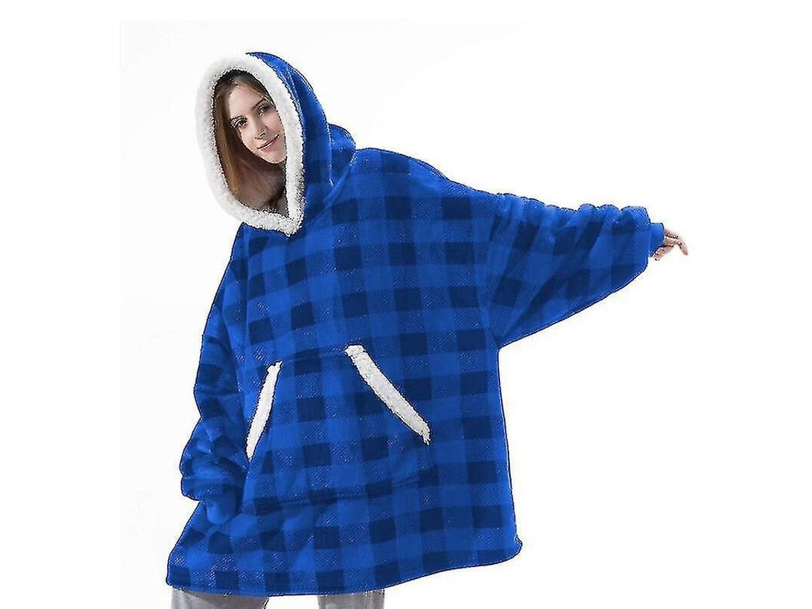 2026-chaqueta Manta Con Capucha, Suave Y Caliente, Talla Única, Con Bolsillo Grande, Ideal Para Regalo De Invierno