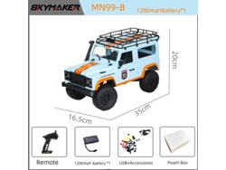Camión de juguete con control remoto MOBRIO 1:12 2.4g (azul)