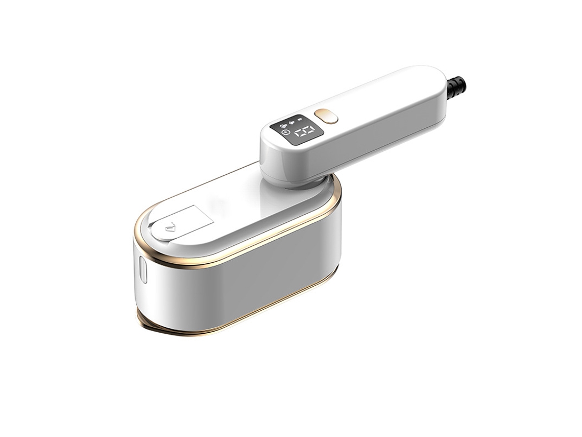 Vaporizador de prendas Chrui de 1000 W, se calienta en 9 segundos, mango giratorio de 180° (blanco)