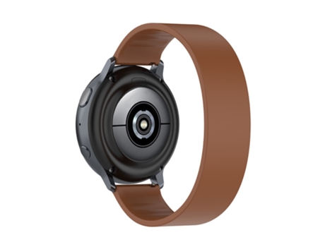 Correa de Silicona 20mm longitud de la banda 150mm para Samsung Galaxy Watch4 Classic 46mm 42mm/Watch4 44mm 40mm - castaño