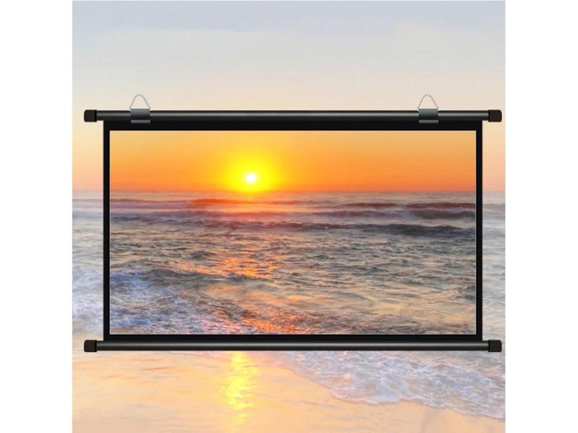 Pantalla De Proyección Para Proyector De Cine En Casa 4:3, 16:9, Pantalla De Proyección Manual De 30", 40",