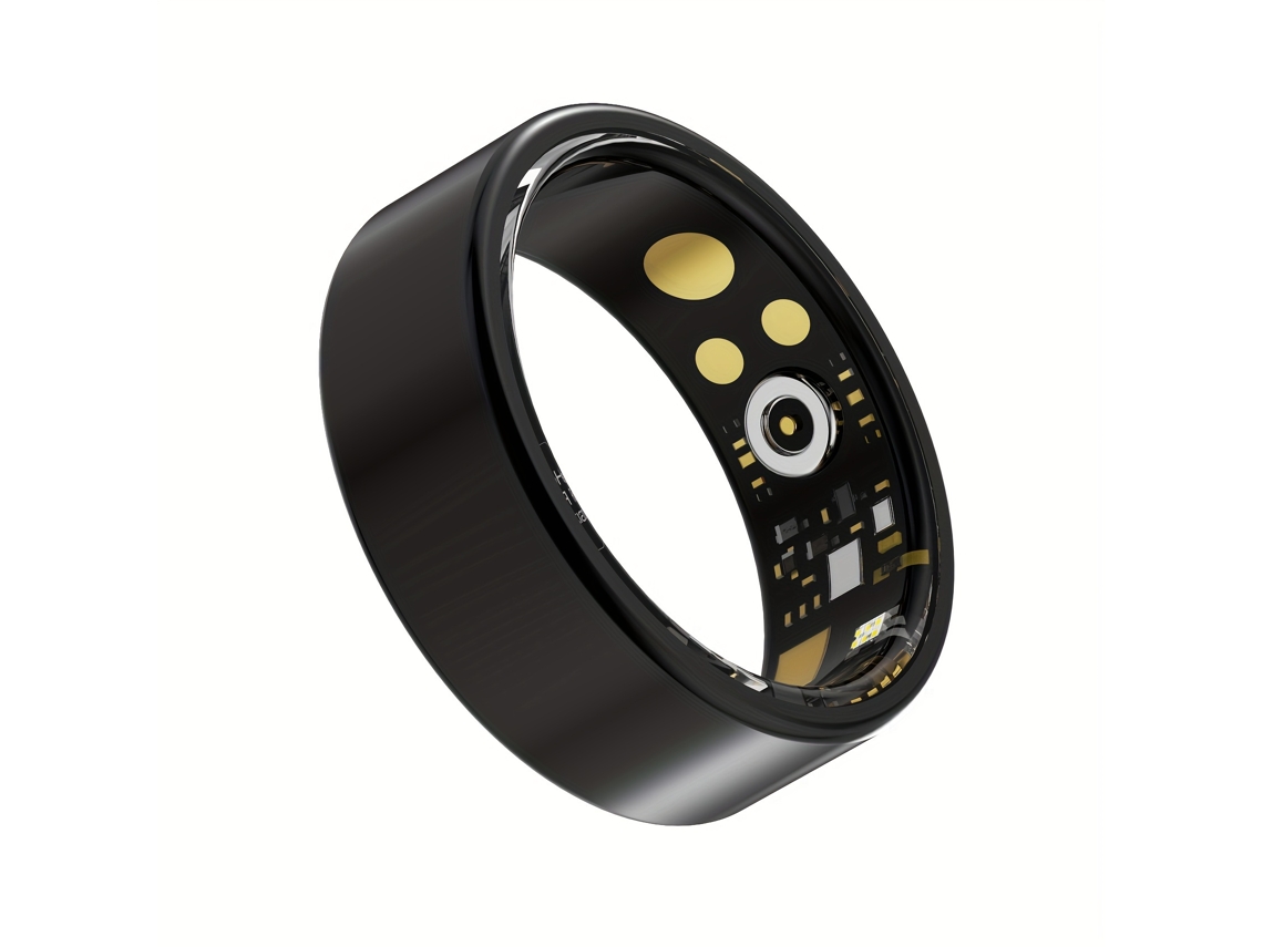 Anillo inteligente Gertiz con podómetro inalámbrico y seguimiento del sueño y el ejercicio, recargable por USB, color negro 7