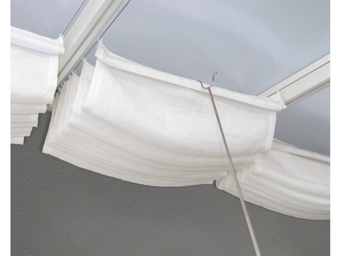 Cortinas para Cobertor Pérgola CANOPIA 3X4,3 m Blanco