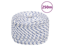 Cuerda De Barco Polipropileno Blanco 8 Mm 250 M