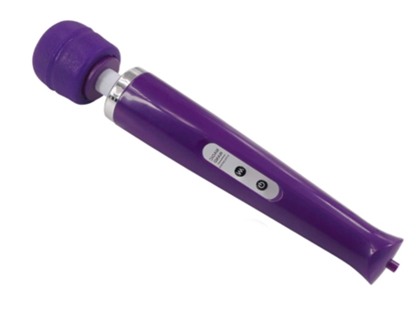 Varita mágica de mano inalámbrica Chronus 10 modos de relajación BISBISOUS Palo de masaje eléctrico inalámbrico de mano morado
