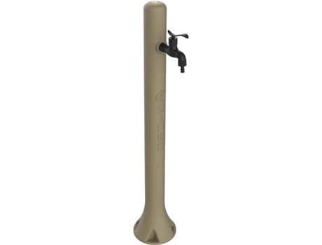 Fuente de Jardín SINED Fontana Acqua Tortora (Marrón - Polietileno HD - 27x18x99 cm)
