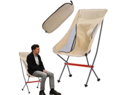 Asiento plegable para acampar, compacto y fácil de transportar, ideal para caminar, Chaberlu Camping