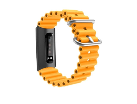 Correa Pulsera Round Naranja para Fitbit by Google Charge 3