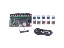 Placa de control para impresora 3D MKS Tinybee V1.0, placa base, 5 controladores, TMC2209, disipador térmico de 12-24 V CC