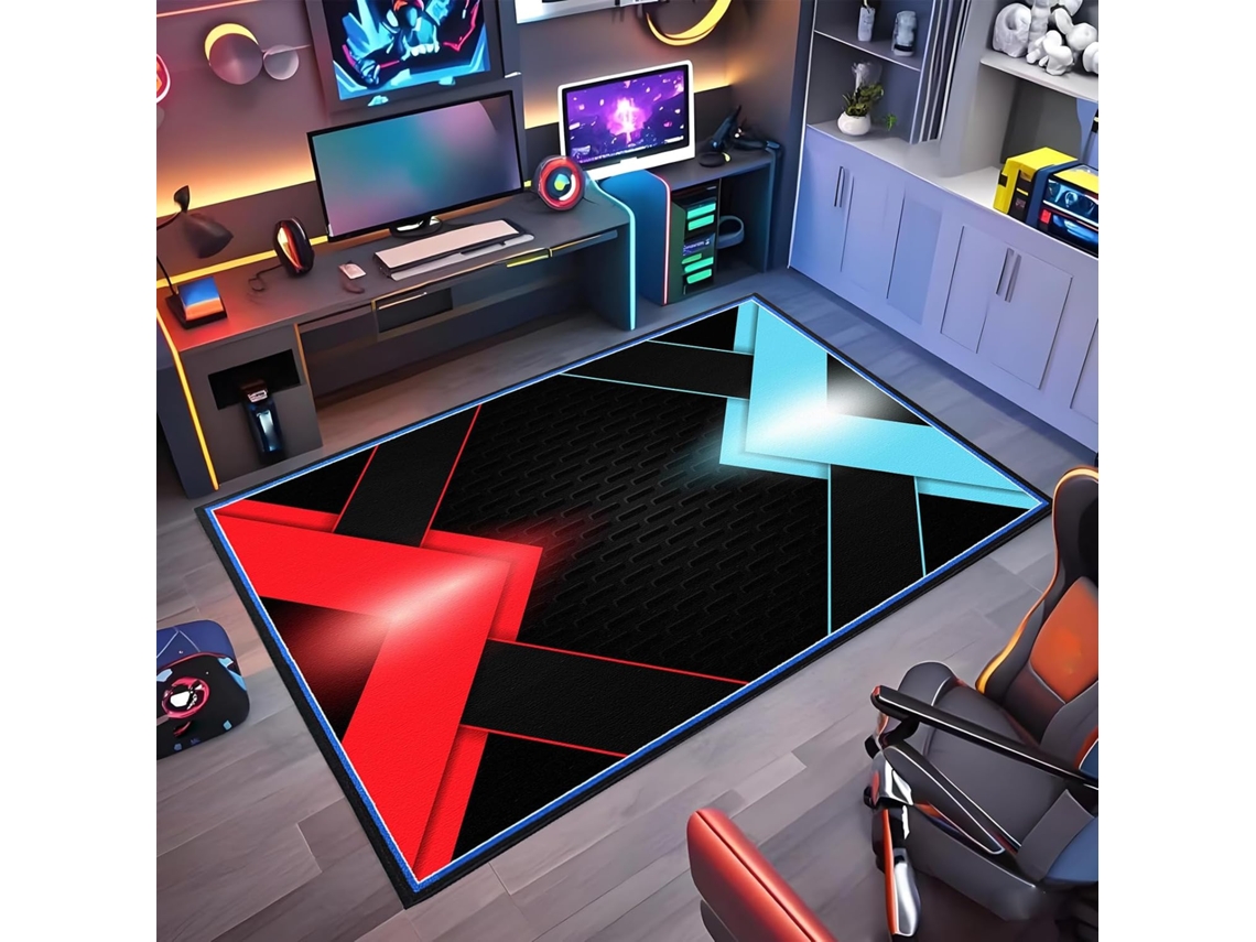 Tapete Protetor Piso Escritório Cadeira Gamer Antiderrapante 80 X 160 Cm Madeira Pisos Duros, Cadeiras