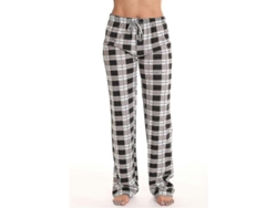 2026-pantalones De Pijama Para Mujer Con Bolsillos Suaves De Franela Cuadros Talla S-xxl