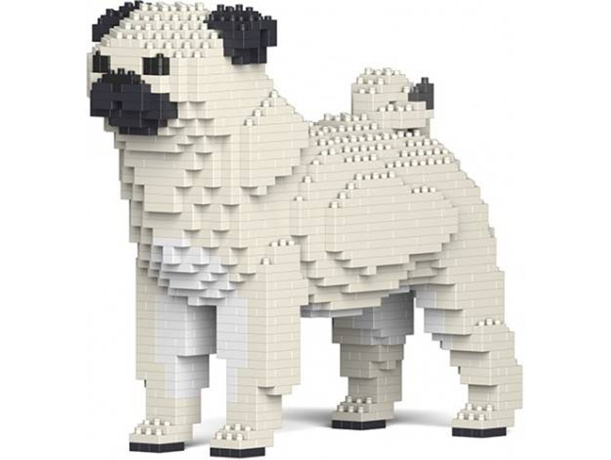 Bloque de Construcción JECKCA Dogs: Pug (1100 Piezas)