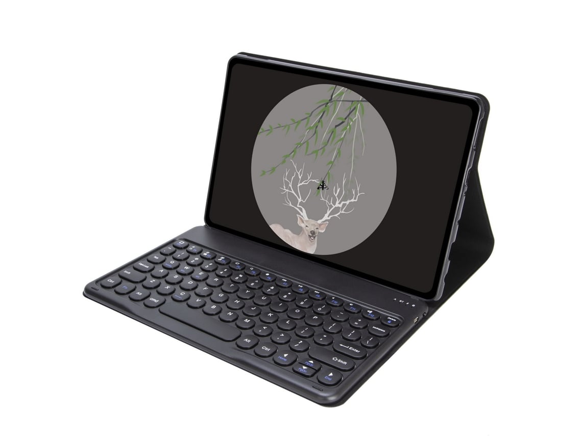 Funda con teclado para Lenovo Tab P11 Gen 2 de 11,5 pulgadas (TB-350FU), con teclado Bluetooth (negro) Cuich