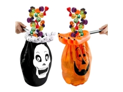 Bolsas Para Dulces De Halloween, 2 Unidades. Bolsas Para Dulces Y Recuerdos De Fiesta.