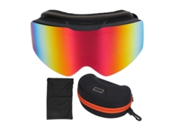 Gafas De Esquí Y Snowboard De Doble Capa Anti Niebla, Resistentes A Impactos, Protección Uv Y Visión Amplia, Lente Roja Arena Negra
