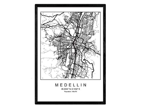 Lámina NACNIC Mapa Medellin (A3)