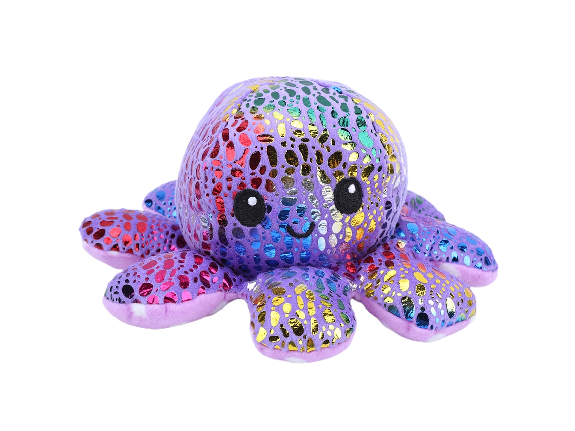 Peluche De Pulpo Reversible De Doble Cara, Juguete Para Niños, 10x20cm 22