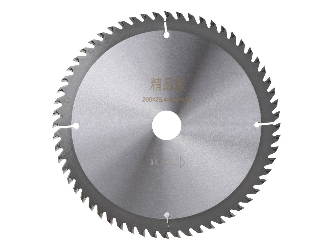 Hoja De Sierra Circular De Carburo 200x25,4x2,0mm 60 Dientes Duradera Para Carpintería Y Ebanistería