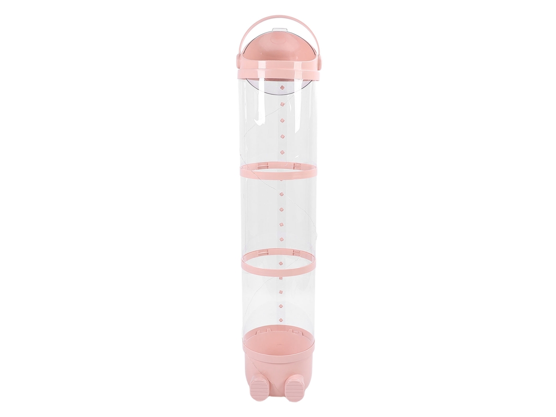 Tubo De Armazenamento Para Animais De Pelúcia Transparente Com Luz Capacidade Grande Organizador De Brinquedos Infantil 130cm Roseate