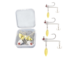 2026rebe-jig Heads De Plomo 7g+10g+17g Con Hoja Para Swimbait, Anzuelos De Pesca Lure Fish Hook Jig Heads