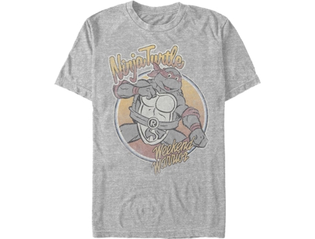 Camisetas Unisex DEEPSTONE Weekend Warrior Teenage Mutant Ninja Turtles brezo atlético (M)