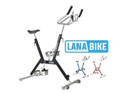 Aquabike Aluminio Lanabike Waterflex 9,5kg - Cuadro De Aluminio Anodizado - Musculación/aquafitness - Color Azul