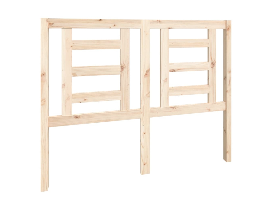 Cabecero de cama 126x4x100 cm Pino macizo MAISON EXCLUSIVE