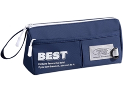 Estuche Para Lápices De Gran Capacidad Con Cremallera Para La Escuela Y La Oficina, B